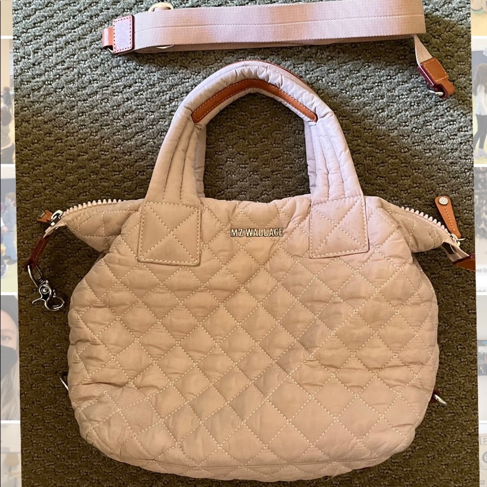 MZ Wallace Small Sutton Crossbody in Dune